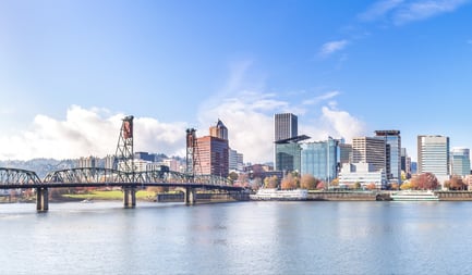 View of Portland, OR